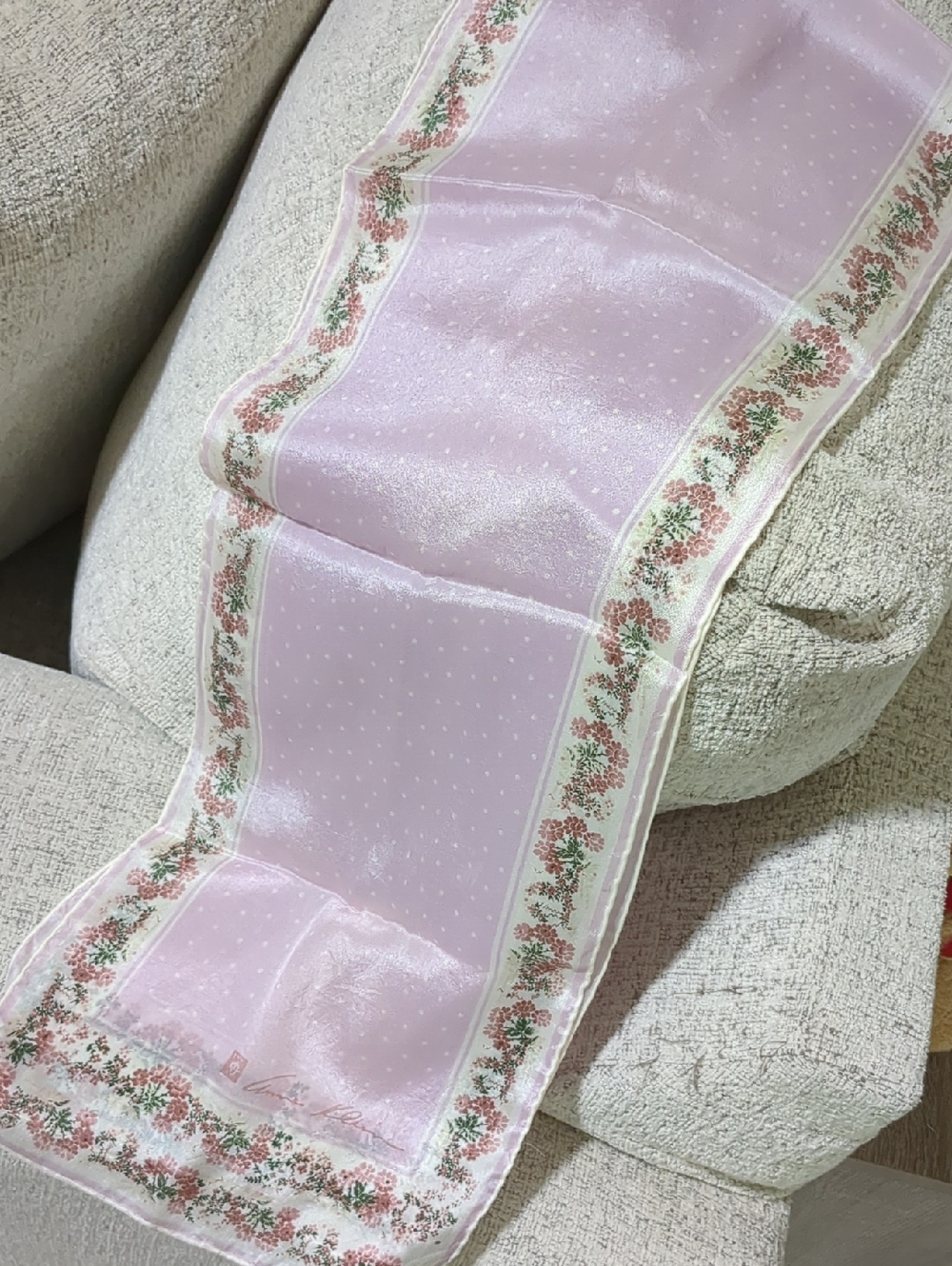 Anne Klein Silk Scarf - Picture 4 of 4